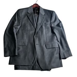 Lauren by Ralph Lauren Plaid Wool Suit - 40R - Macy's